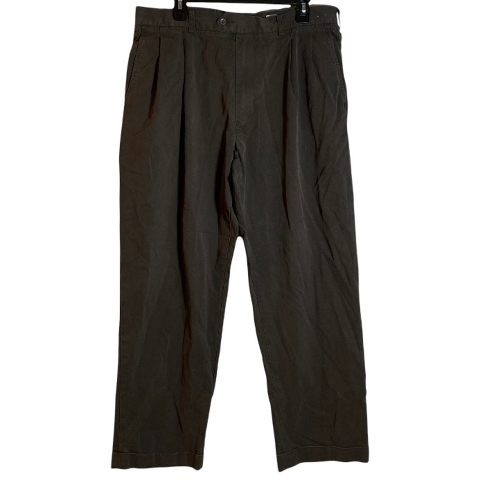 John W. Nordstrom Chocolate Brown Khaki Pants Size 38W x 32L